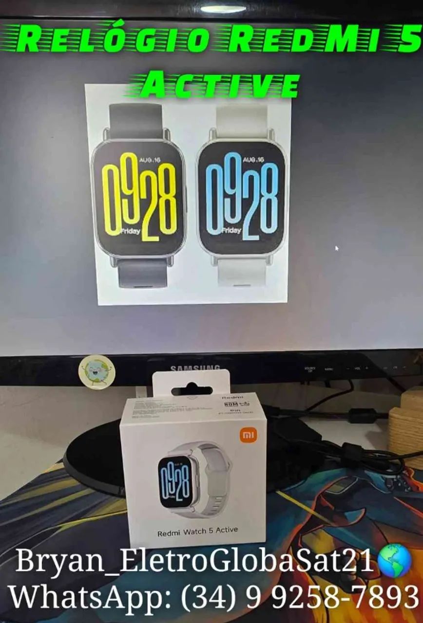 Relógio RedMi Watch 5 Active Xiaomi - Foto 2