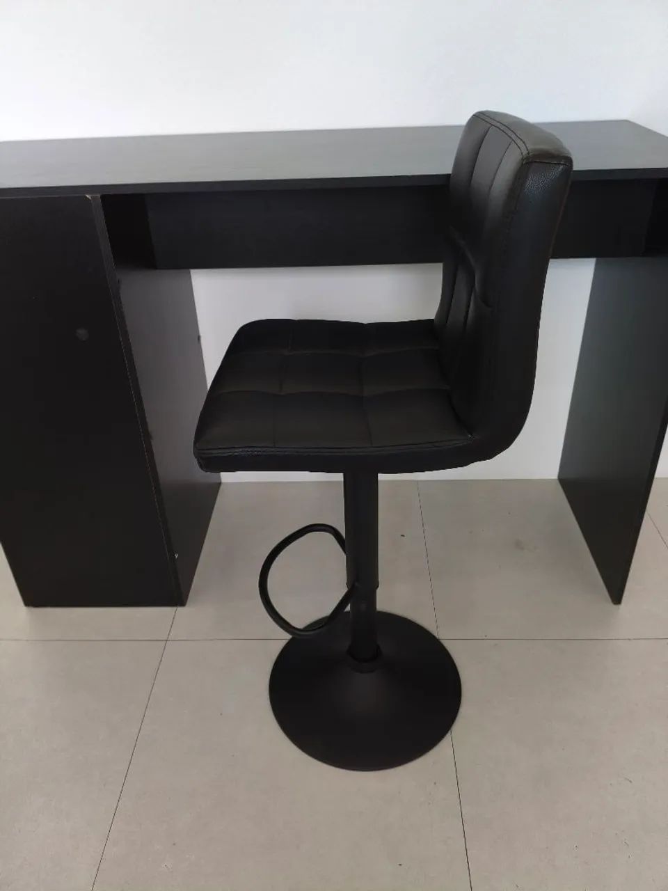 Banqueta Alta Couro - Foto 2