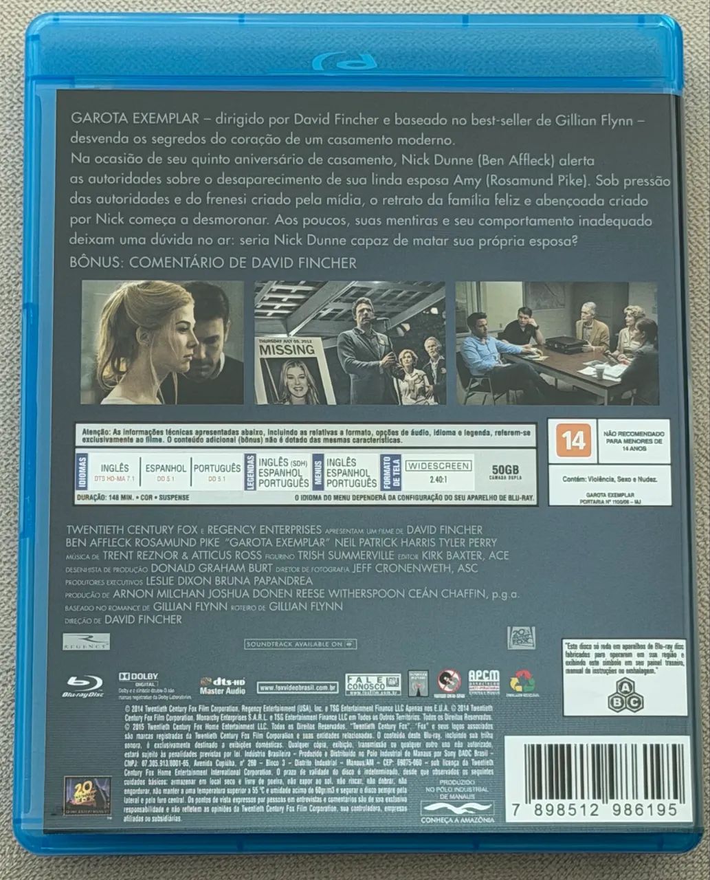 BLU-RAY GAROTA EXEMPLAR (ORIGINAL) - Foto 2