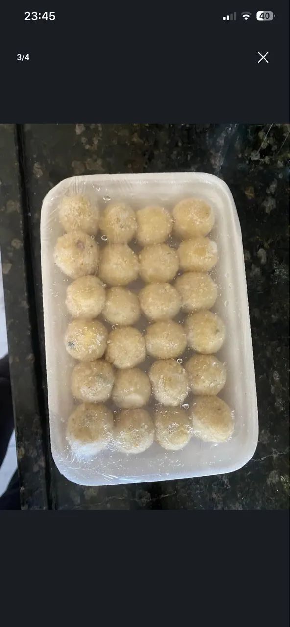 Bolinho de bacalhau e tilápia  - Foto 3