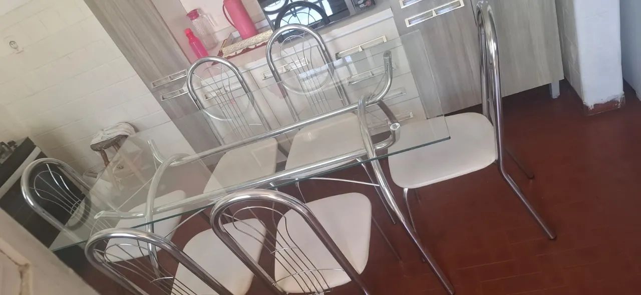 Mesa de vidro, entrego - Foto 2