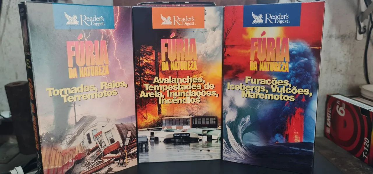 Coleção FÚRIA DA NATUREZA - 3 fitas VHS - Foto 5
