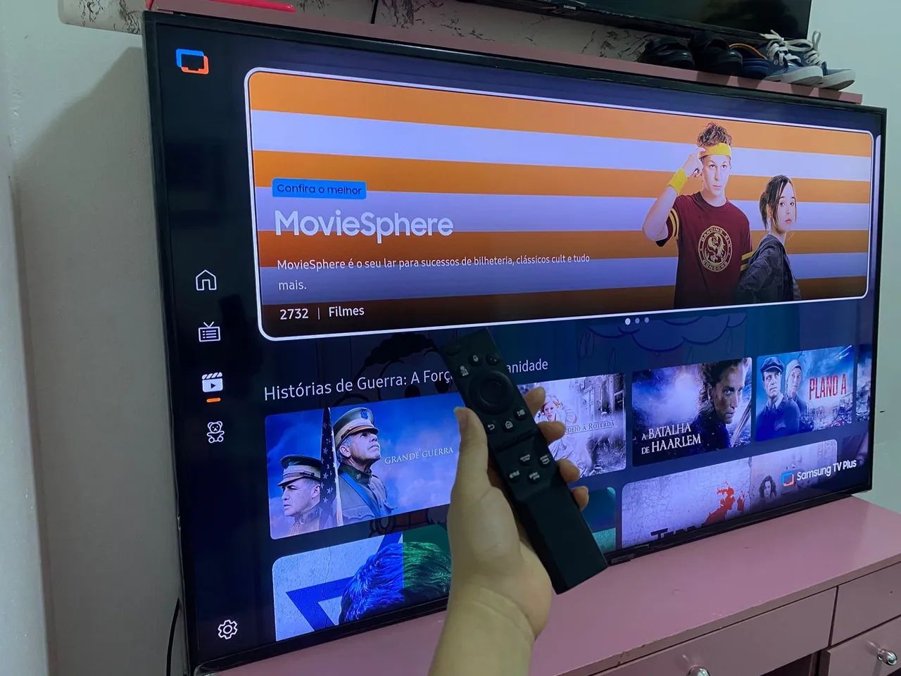 TELÃO SMART SAMSUNG 4K 55 POLEGADAS 444717599399628803
