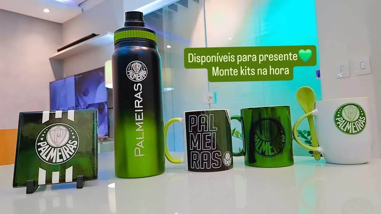 Kit presente palmeiras, valores variados 