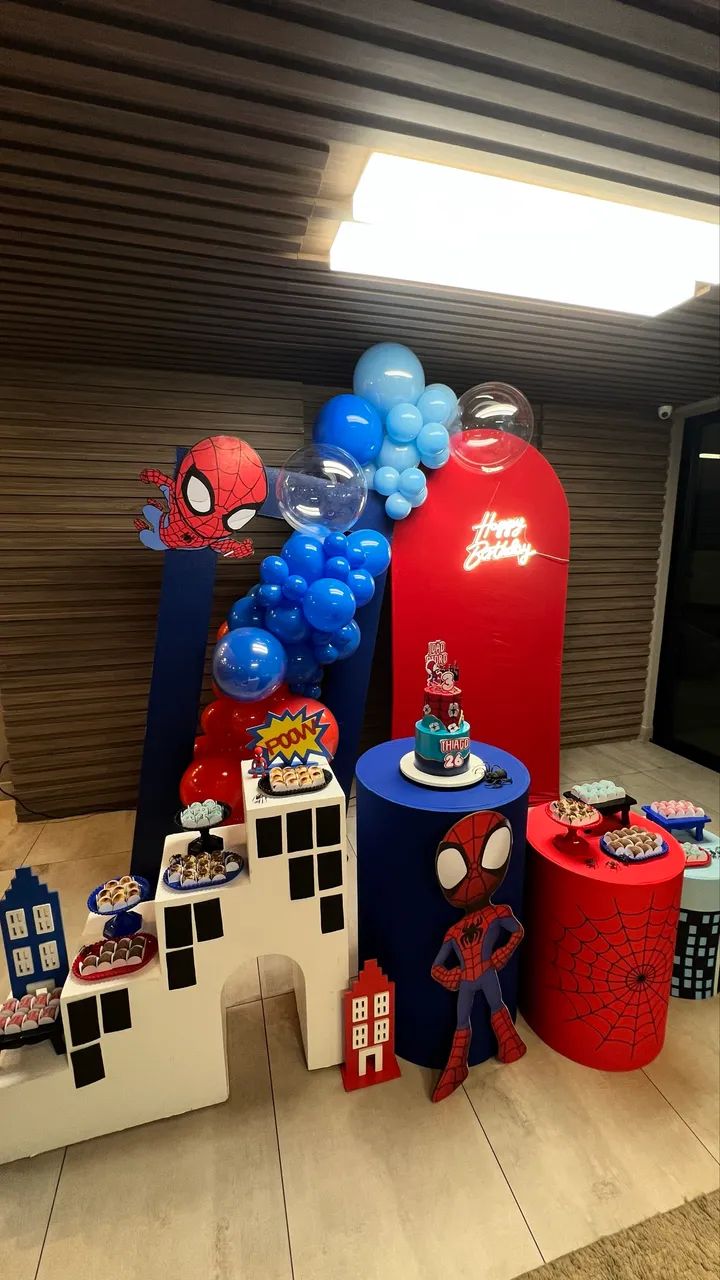 Decoração homem aranha baby cute - Foto 5