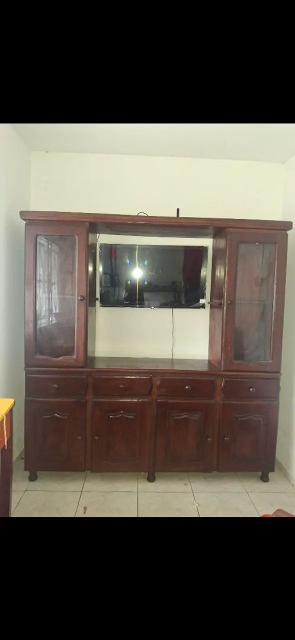 ARMÁRIO/RACK DE MADEIRA MACIÇA PRA VIDA TODA 