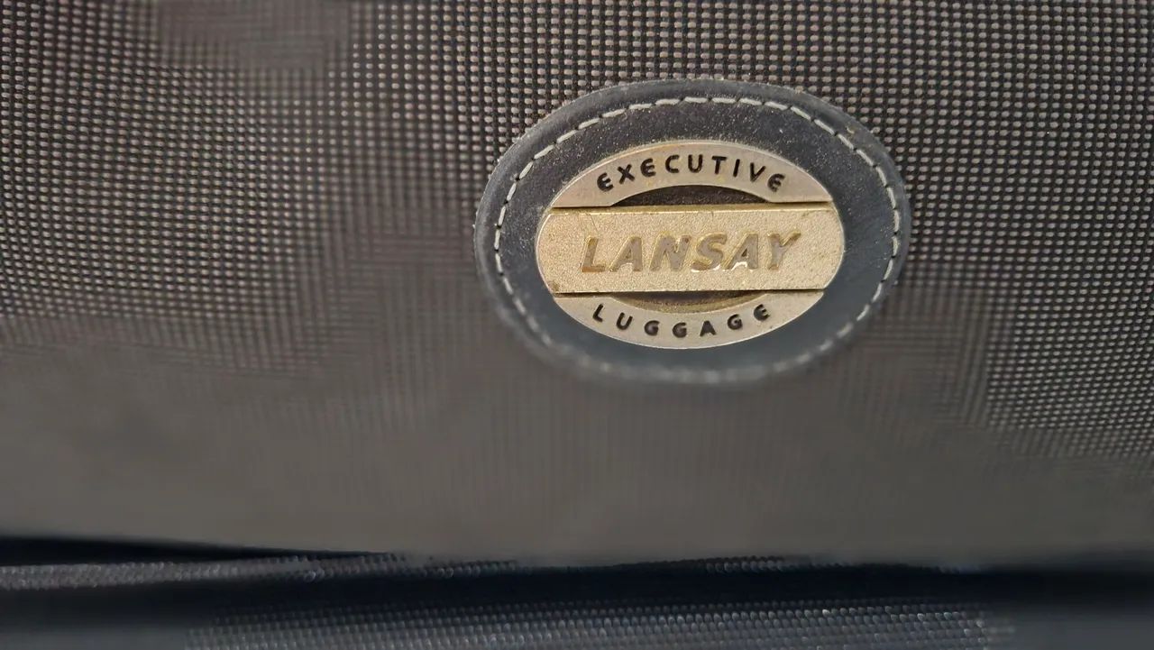 Mala valise executive Lansay Tecido - Foto 5