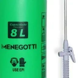 Pulverizador PP Lateral 8 Litros Manual MENEGOTTI - Jardinagem e