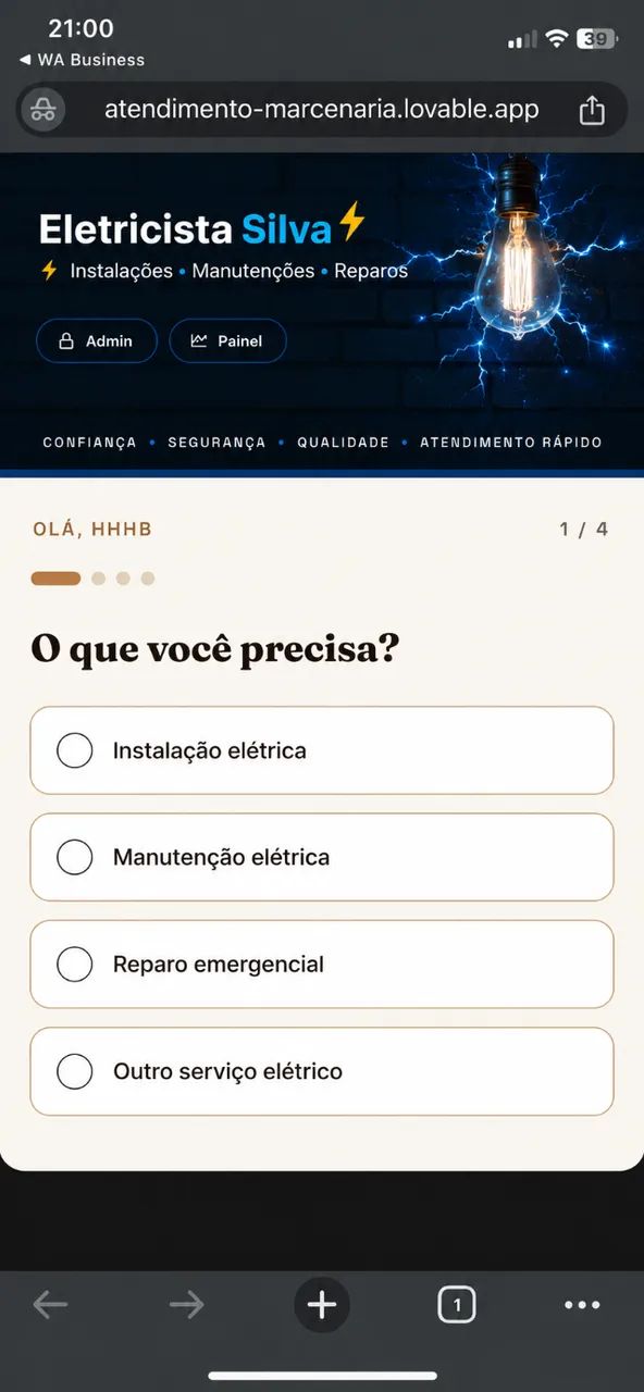 Meu aplicativo para filtrar cliente curioso de cliente que quer fechar negócio - Foto 5