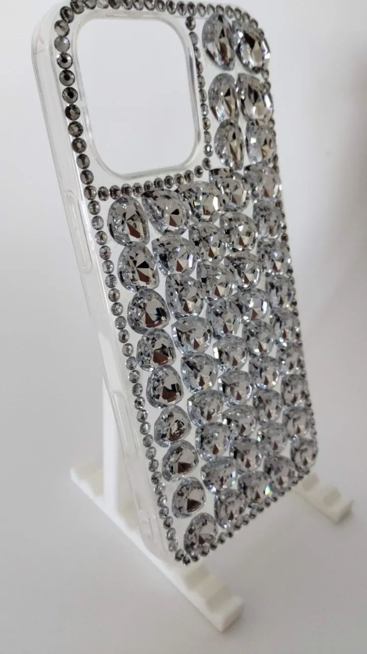 Capa para iPhone 16 PRO MAX acabamento cristal - Foto 3