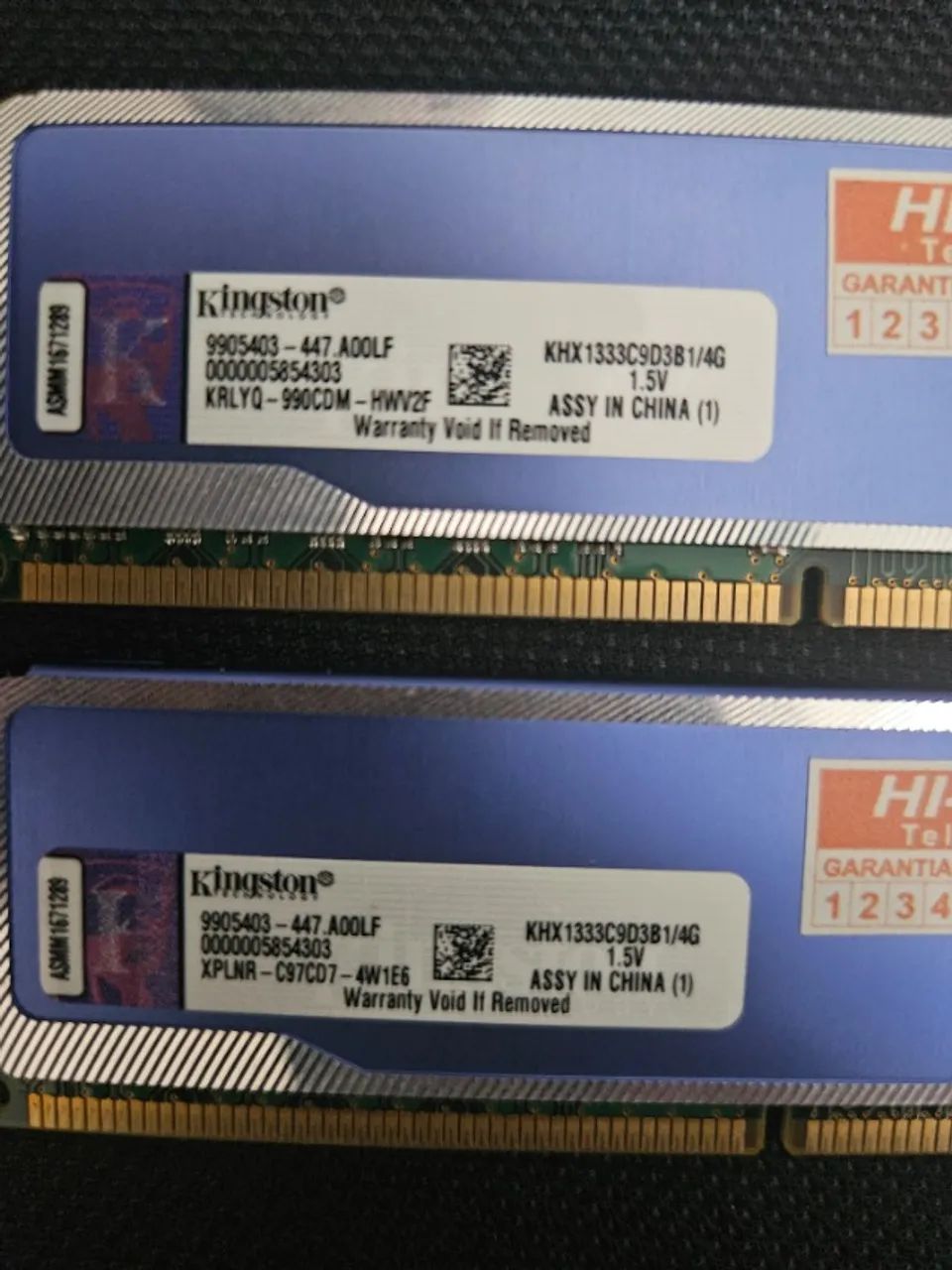 Kit 8gb DDR3 2x4gb HyperX Gamer - Foto 2