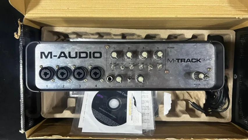 Interface M-audio M-track Quad  - Foto 2