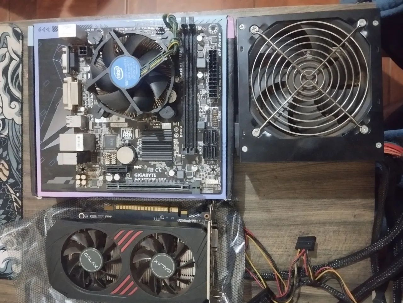 Kit Placa de vídeo, Placa mãe, Processador e Fonte - Foto 3