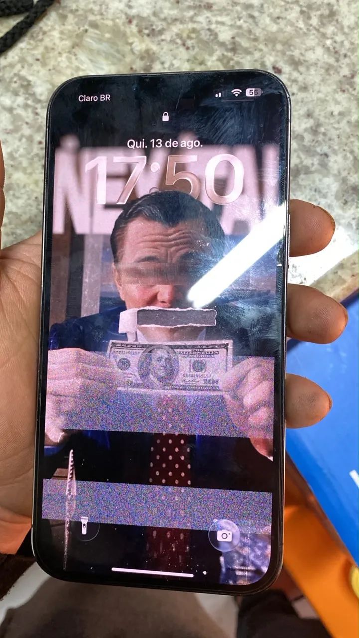 iPhone 13 Pro Max - Com Defeito na Tela e Traseira Quebrada - Foto 5