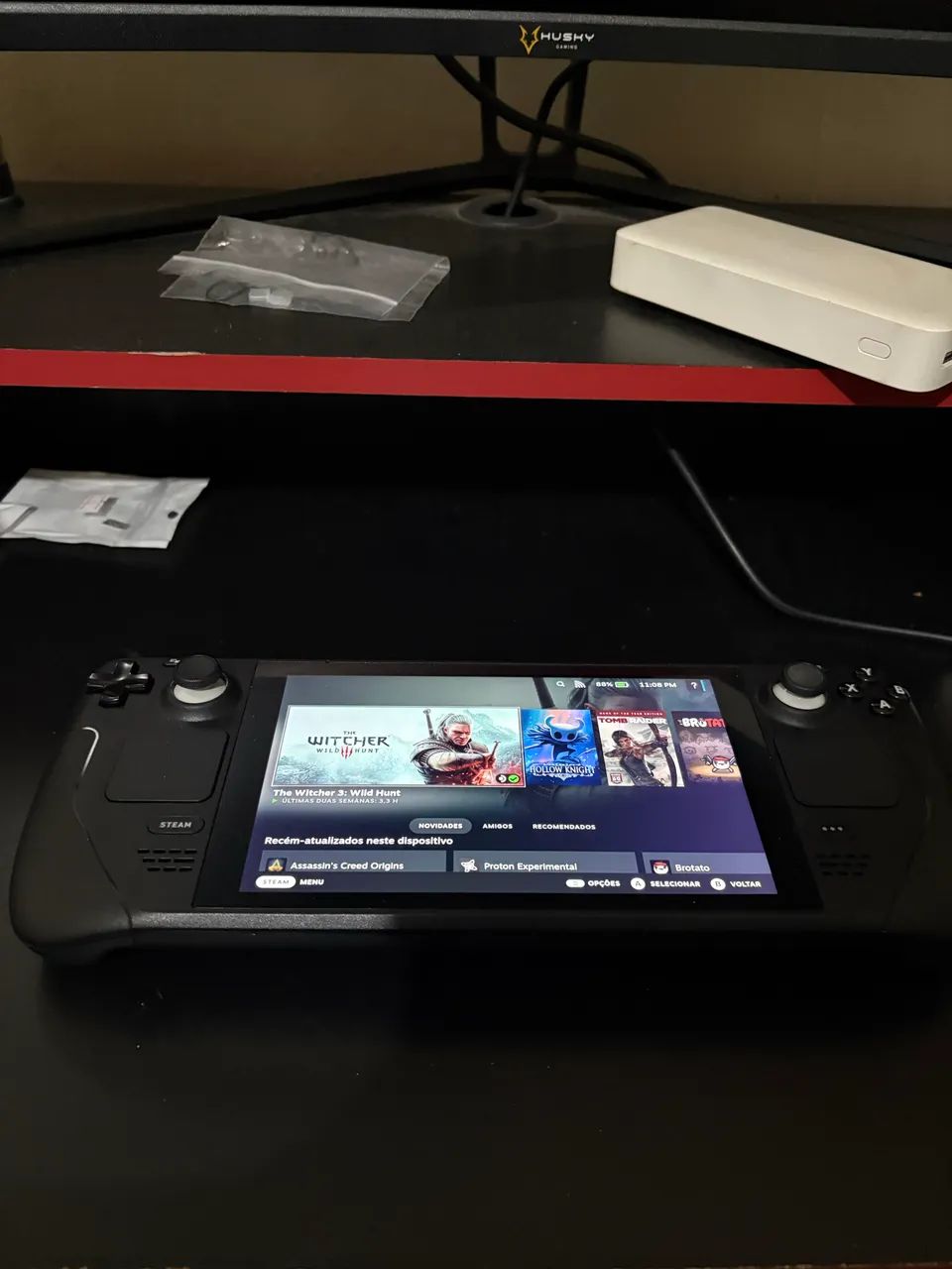 Steam Deck LCD - 512GB com Case e Carregador - Consoles de Vídeo