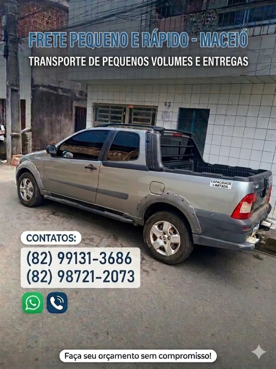 Fretes pequenos 
