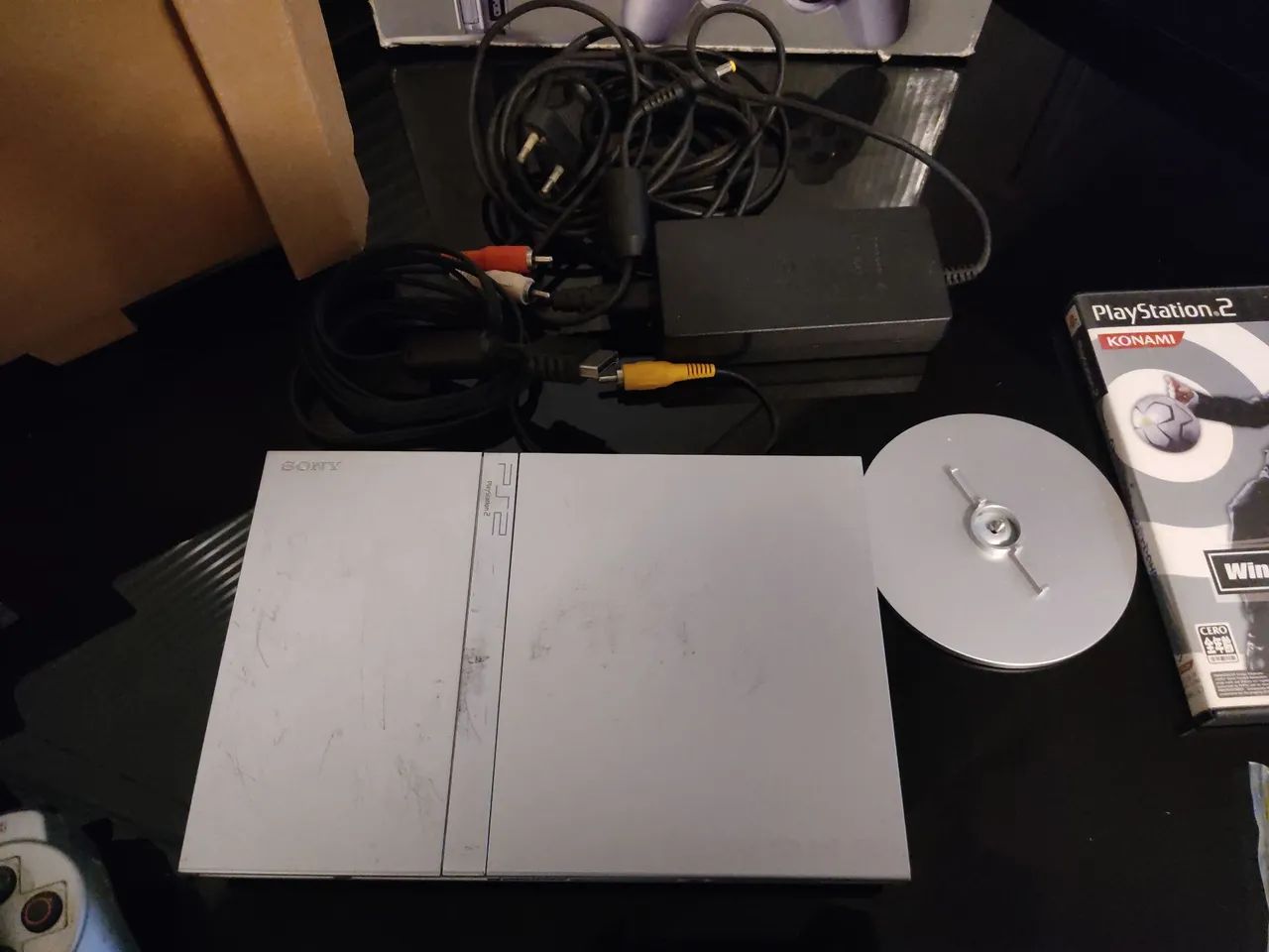 Sony Playstation 2 Silm SCPH-75000 Satin Silver Completo - Serial
