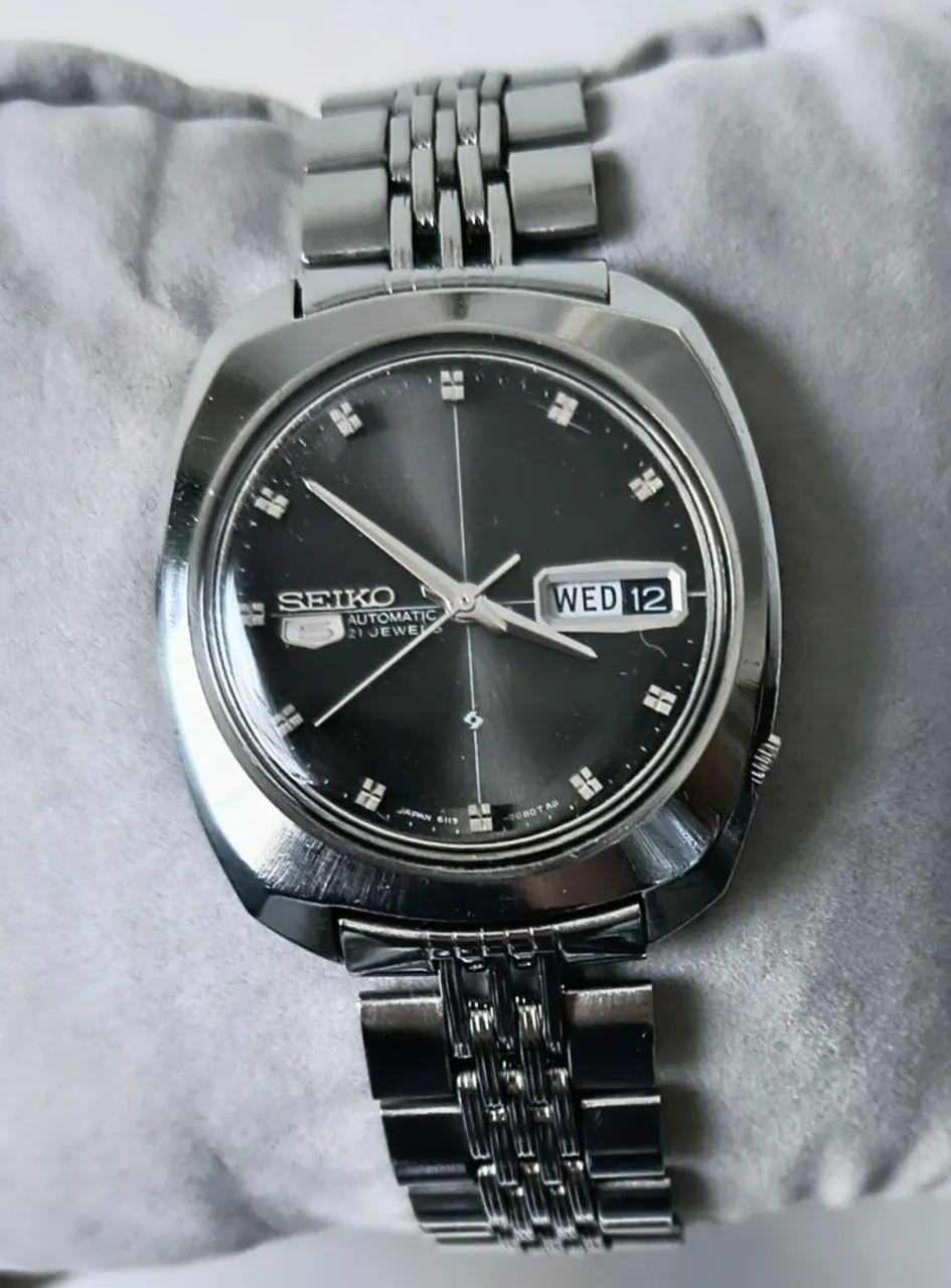 Relógio Seiko automático 6119-7080 excelente estado e todo original