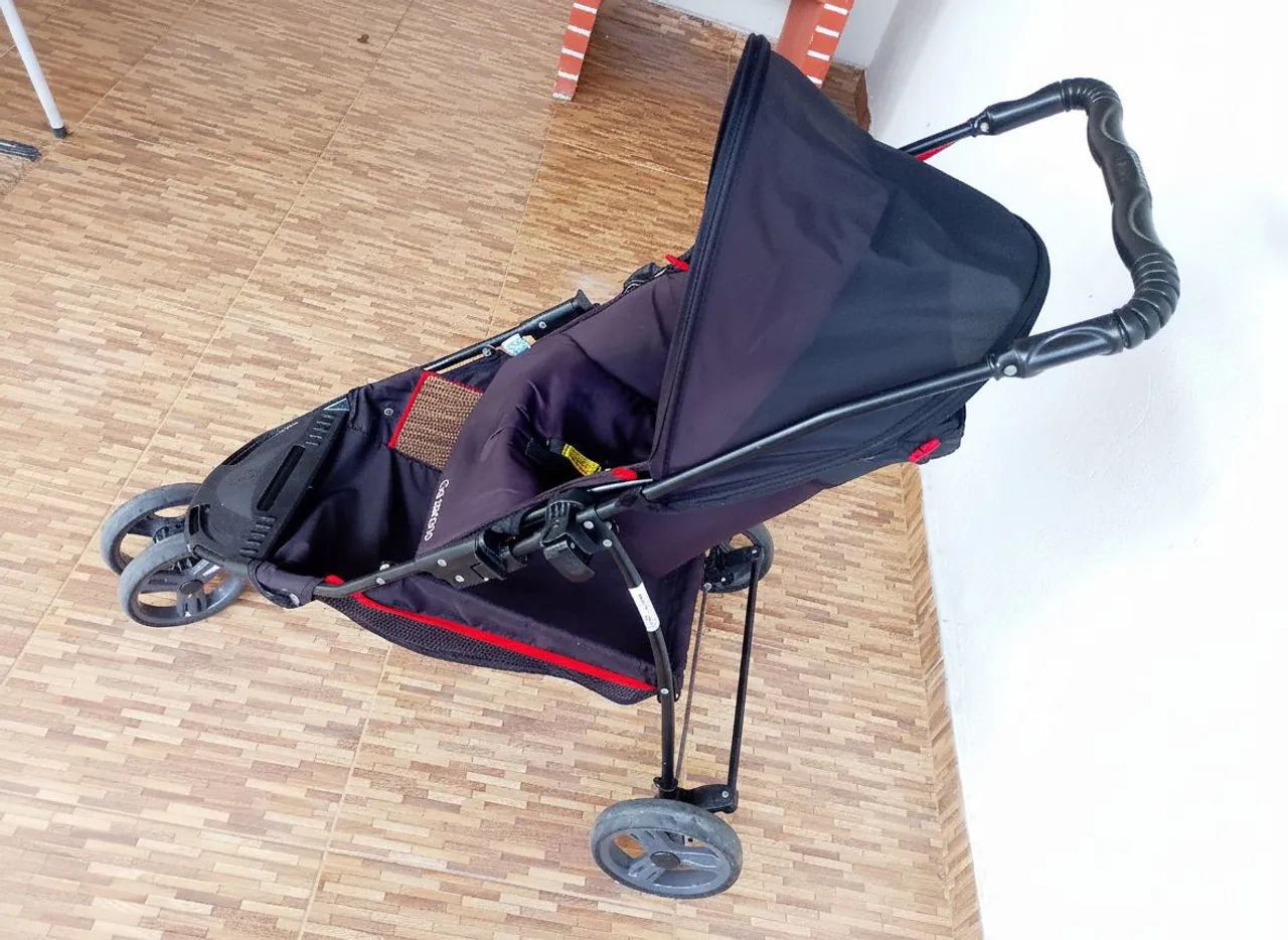Carrinho de bebê Galzerano 3 rodas - Foto 3