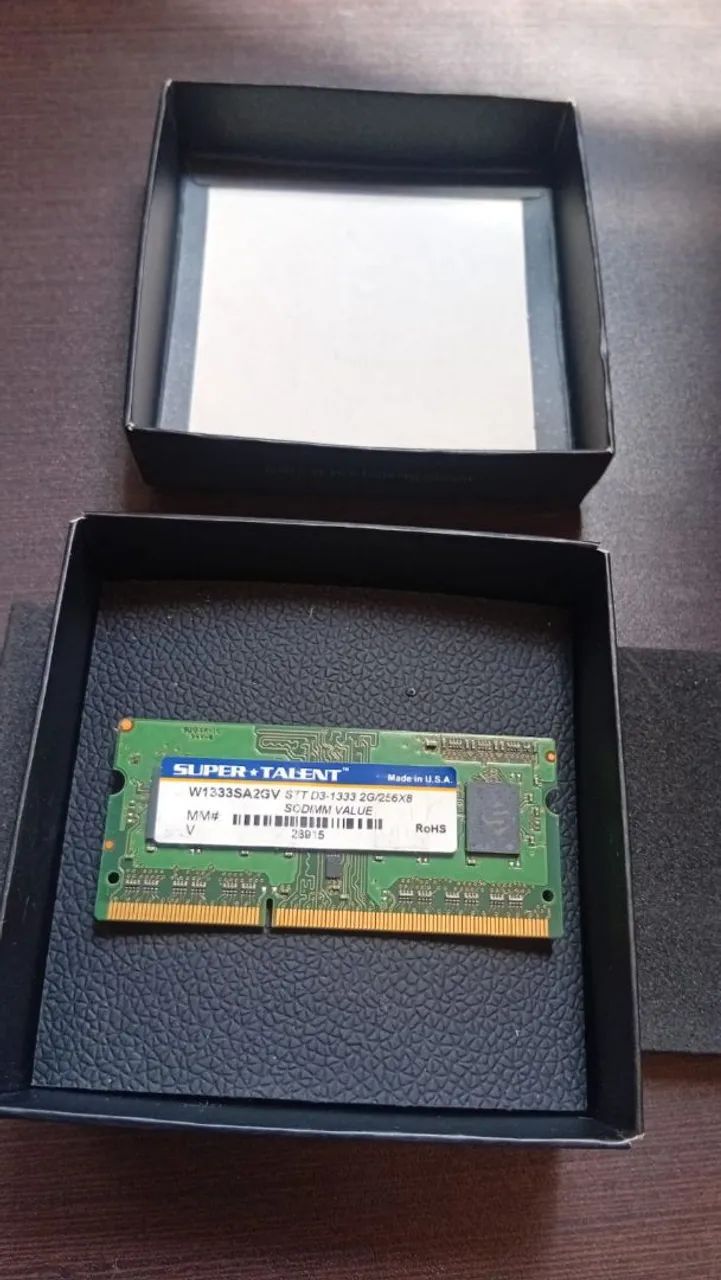 Memória ram ddr3 notebook 