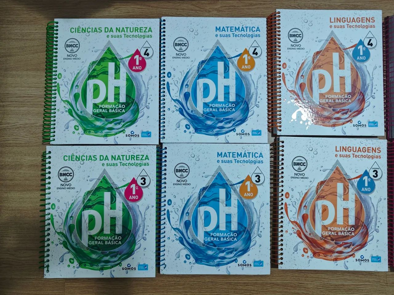 Kit pH Sistema de Ensino - 1º Ano (Vol. 3 e 4)