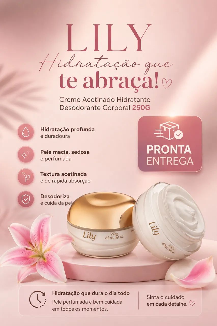 Creme acetinado Lily  - Foto 3
