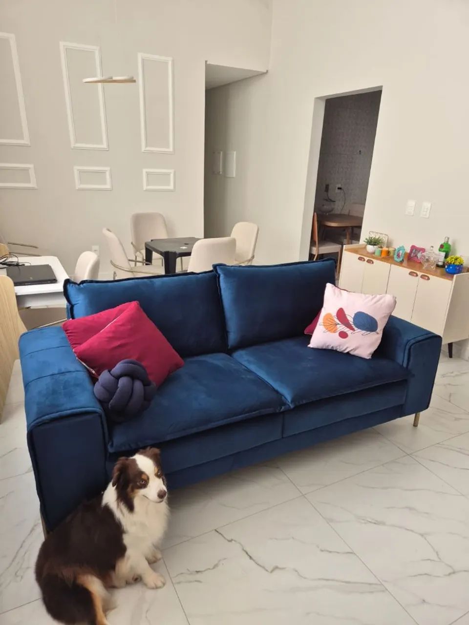 Sofá azul  - Foto 3