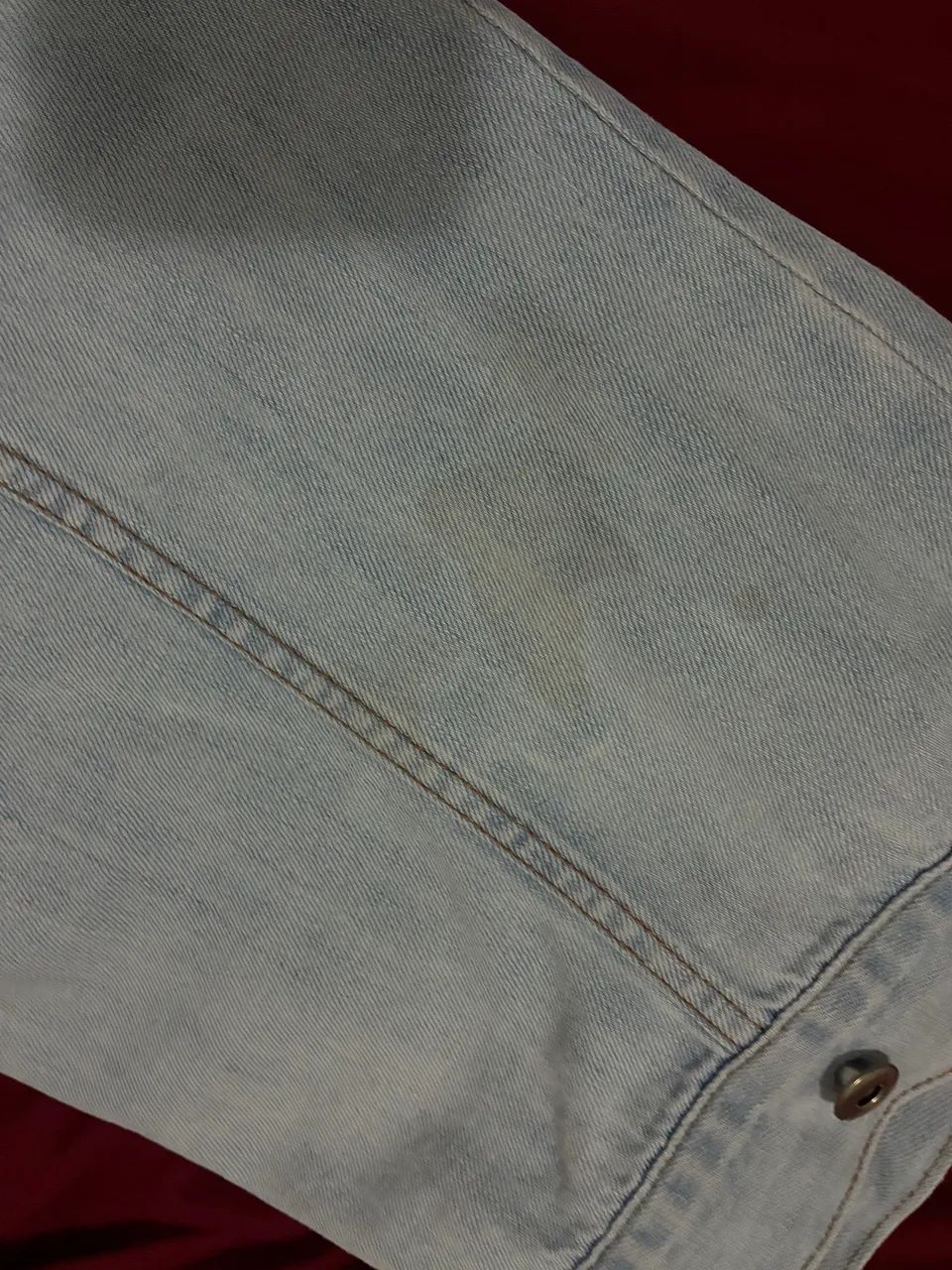 jaqueta jeans forever 21 azul claro - Foto 4