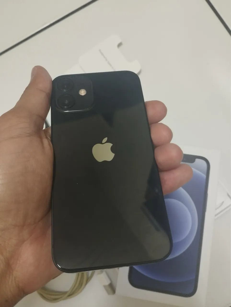 iPhone 12 Mini 128GB Preto, completo e nunca aberto. Impecável