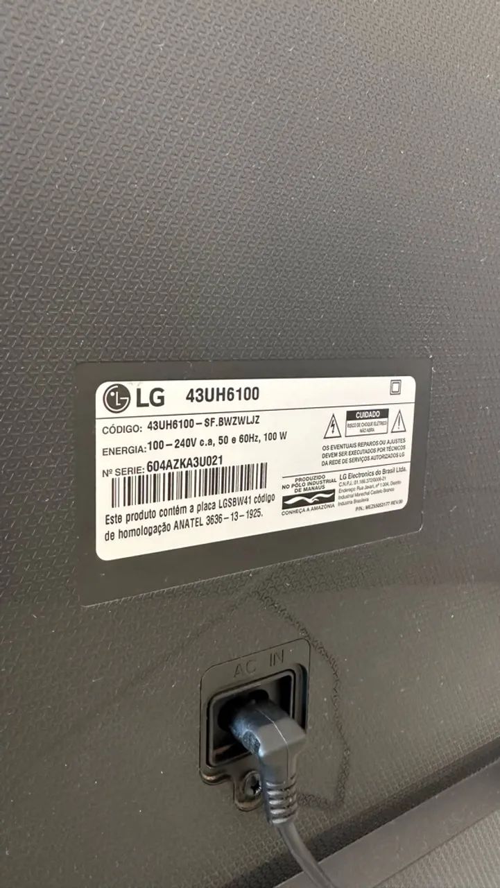 LG TV 43 polegadas UHD4K - Foto 3