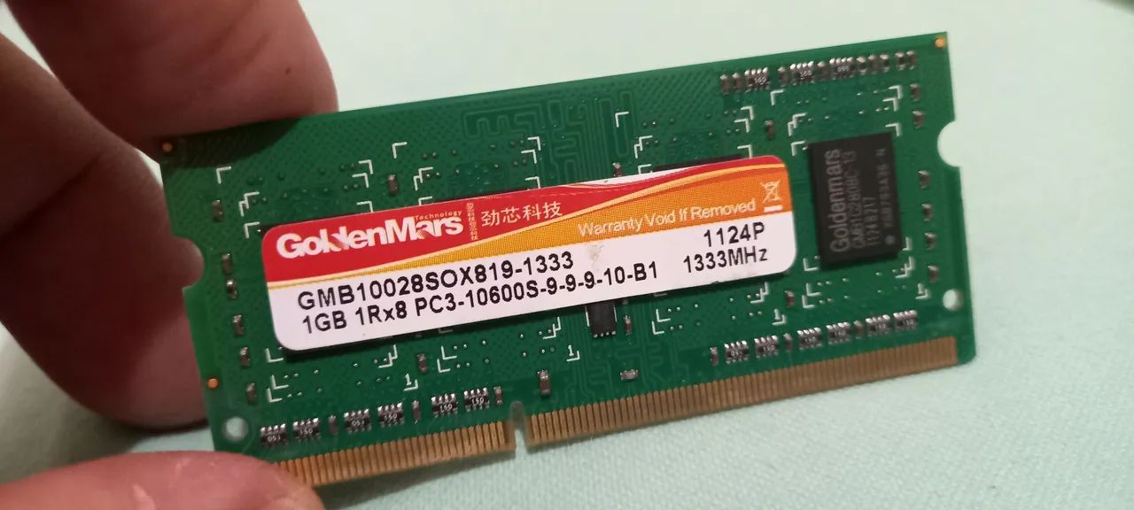 Memória DDR 3 1 GB PC3 133 - Foto 2