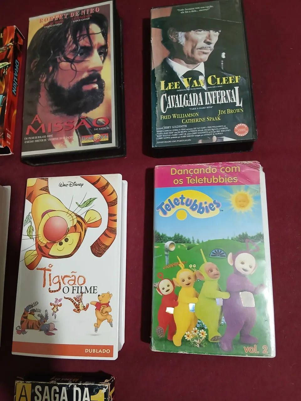 Vhs 6 peças e um dvd para colecionadores - CDs, DVDs etc - Jardim