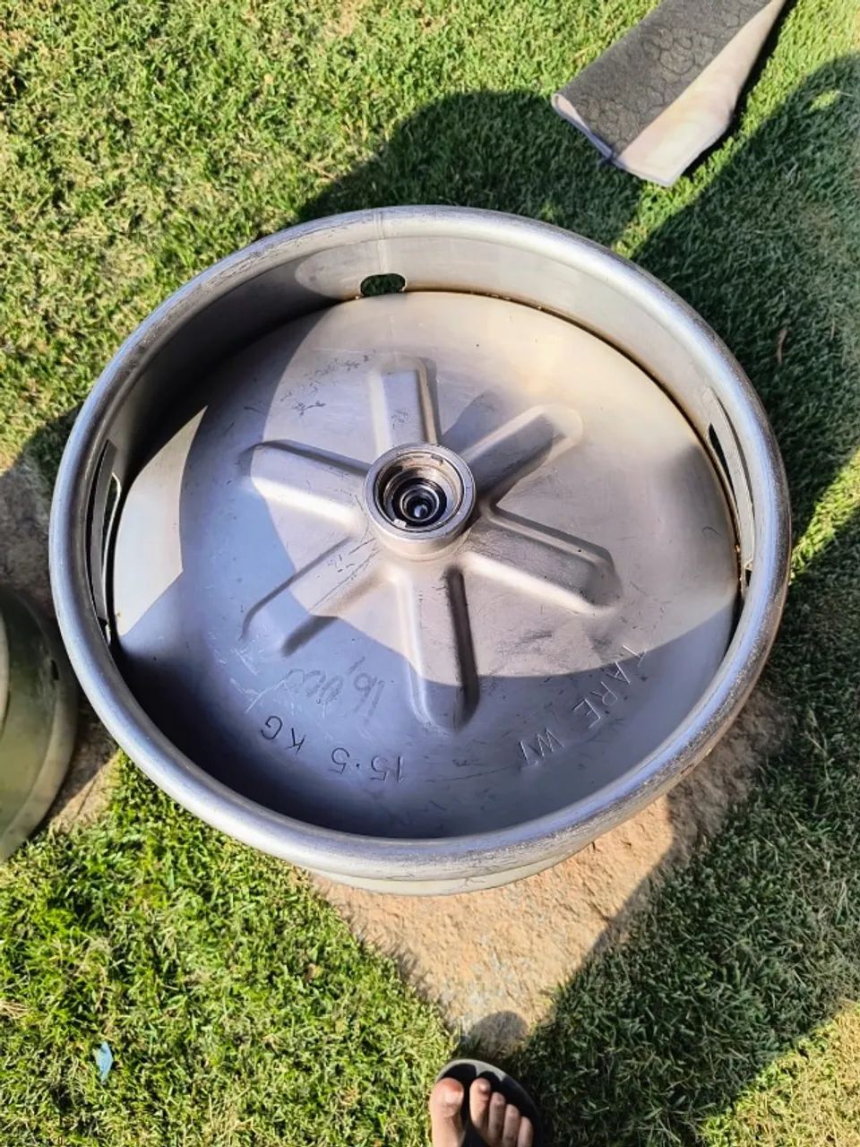 2un barril de chopp inox 50l