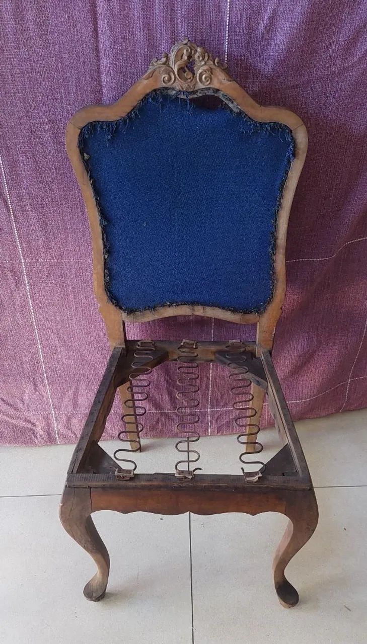 Cadeira antiga para restaurar  - Foto 5