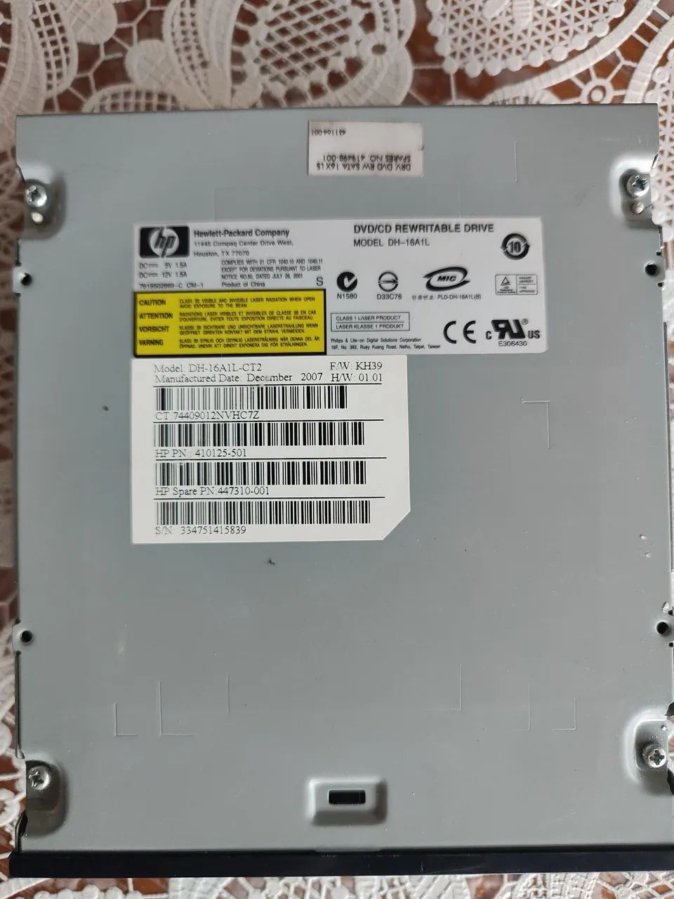 Leitor e gravador de CD e DVD para PCs - Foto 2