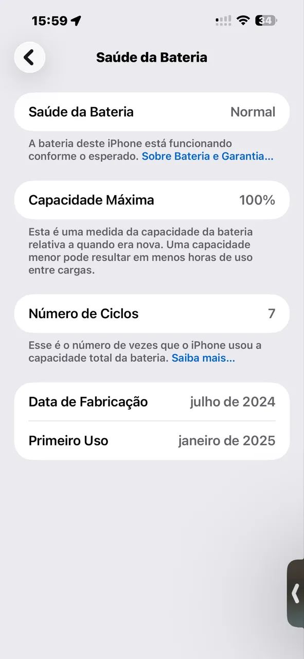 Iphone 15 pro max - 512gb - 100% bateria - titanium natural - Foto 2