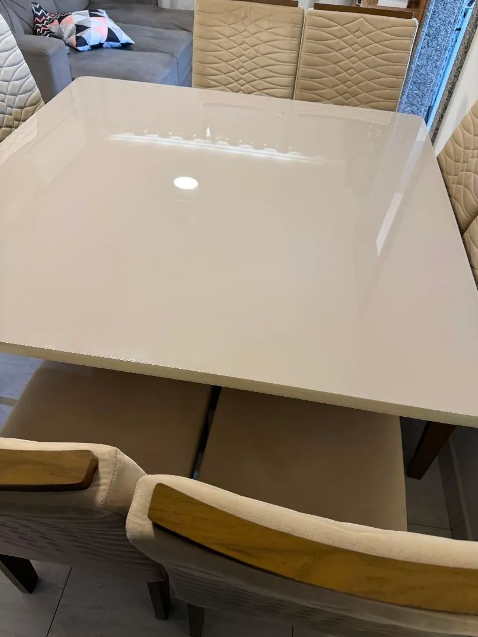Mesa de jantar 8 com cadeiras - Foto 5