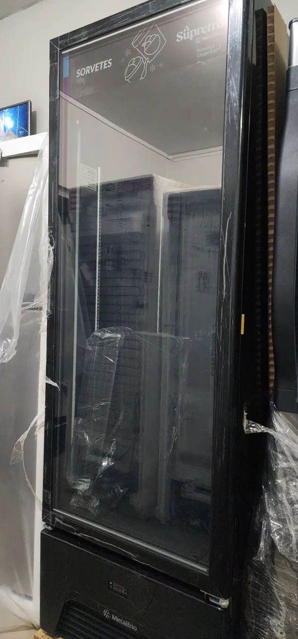 Freezer Metalfrio 581L VF50AH Frost Free Porta de Vidro - 220v novo/garantia fábrica 1 ano