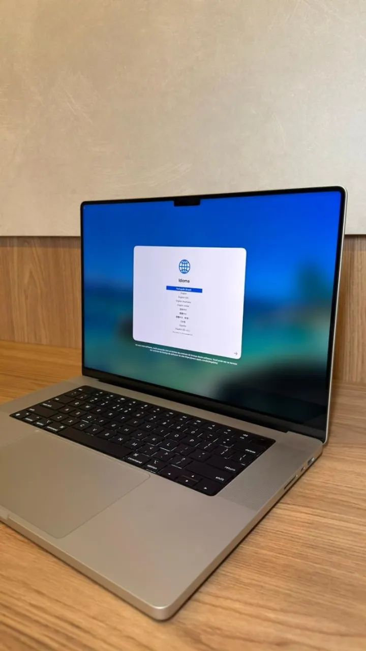 Macbook M2 Pro 2023, Tela 16, 16GB RAM, SSD 1TB, Prateado