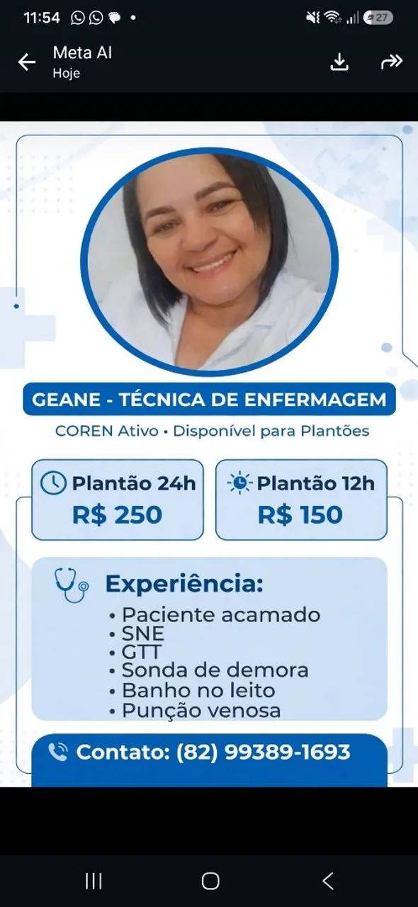 Técnica de enfermagem 