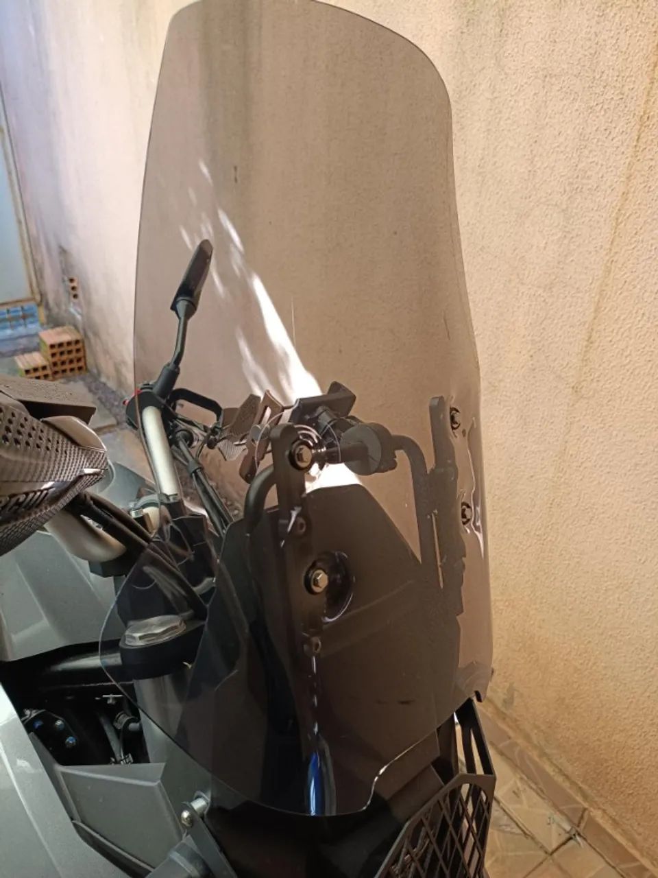 Bolha Alta 46cm Vstrom 800 Fumê. - Foto 3