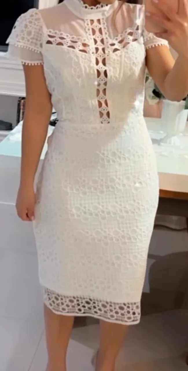 Vestido em renda guipir  - Foto 4