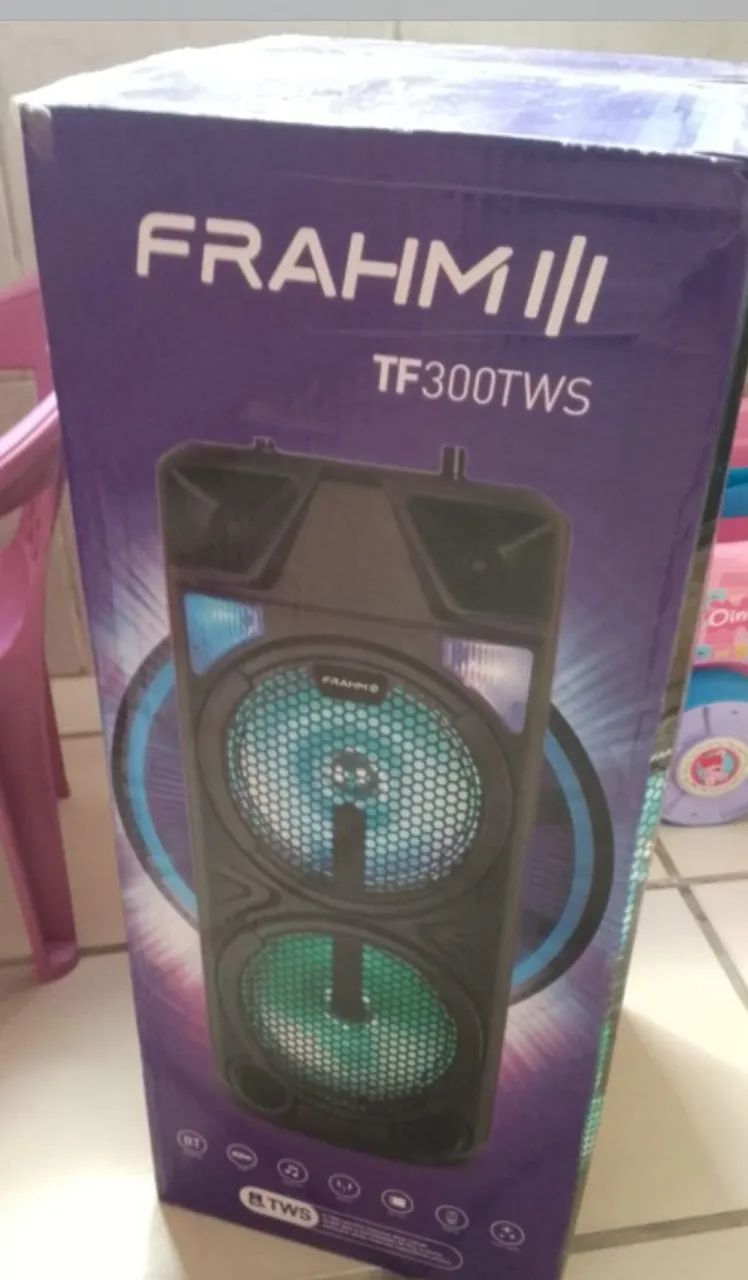 Caixa de Som 300w tipo Torre - usada e conservada - Foto 3