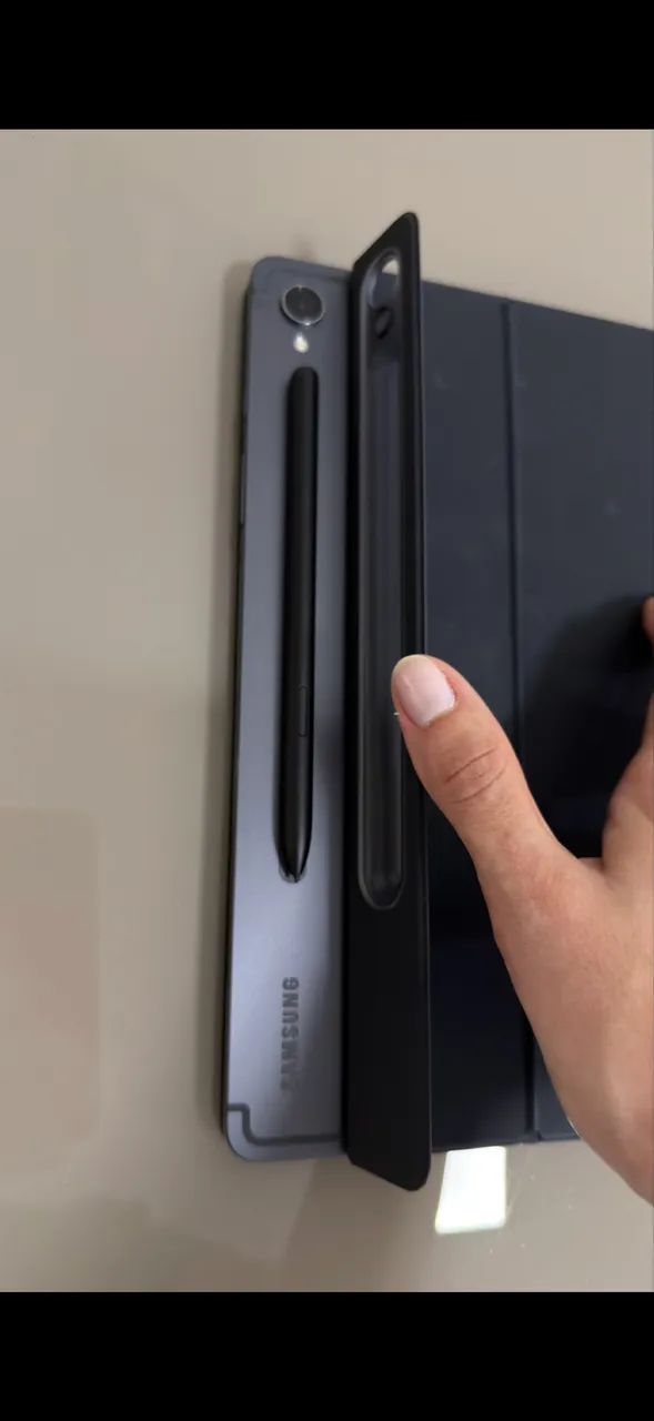 IMPECÁVEL! Galaxy Tab S9 256GB + Teclado + Caneta - Foto 4