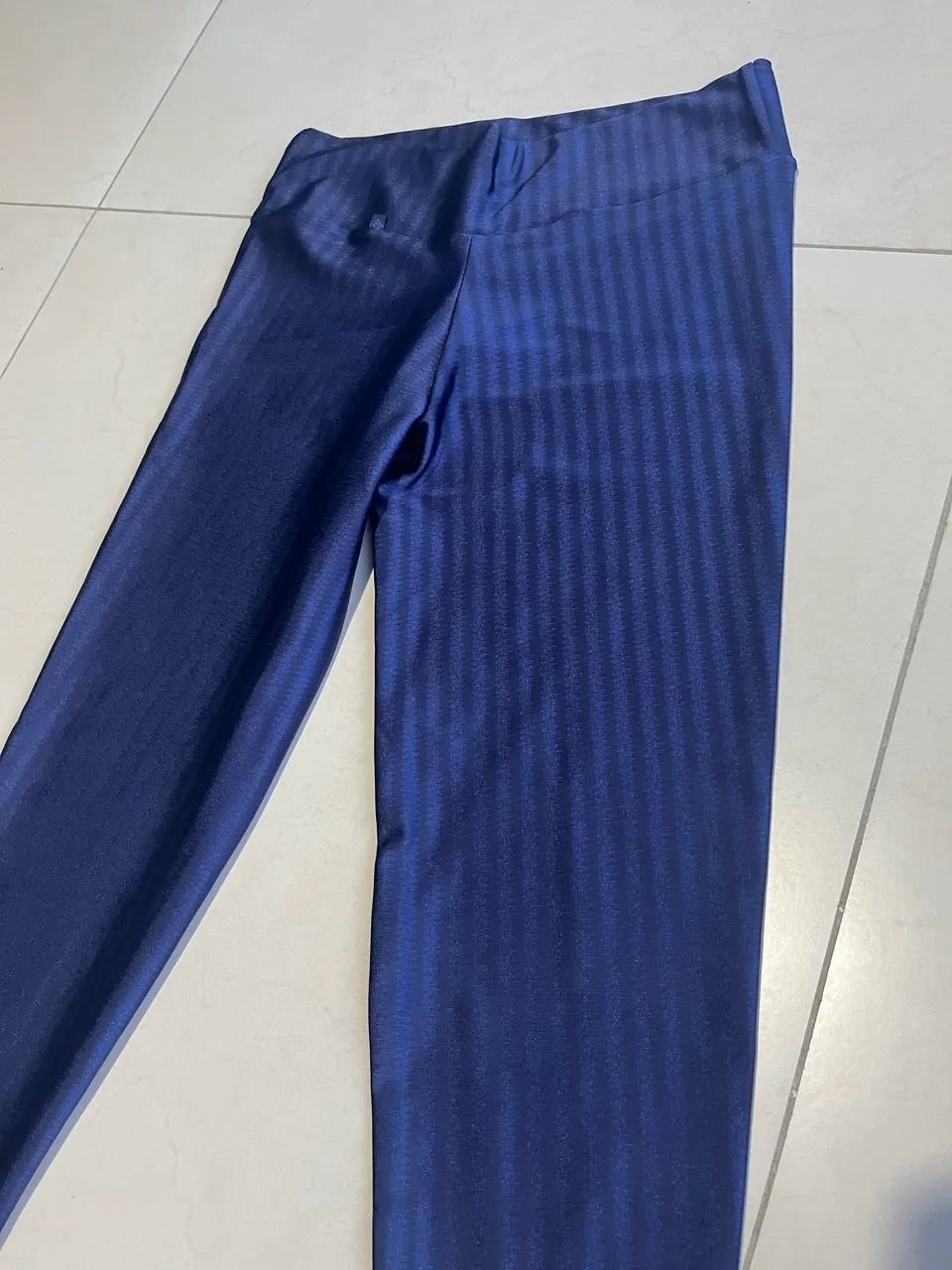 Calça legging de academia 3d NOVA azul escuro - Foto 2