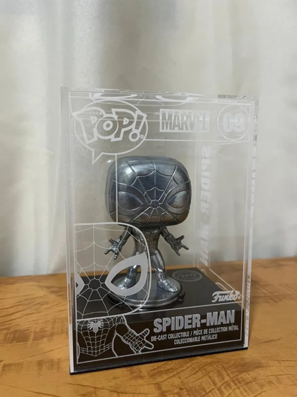 Funko Pop! Die-Cast ORIGINAL Spiderman #09 (CHASE) - Foto 4