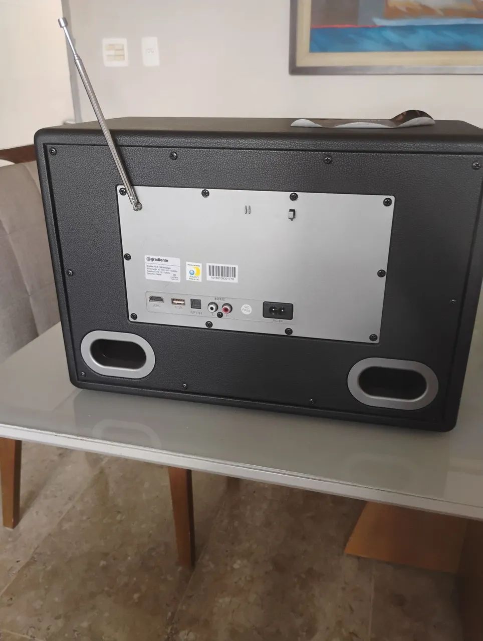 Caixa de som Gradiente Nostalgie - 1000W - seminova - Foto 2