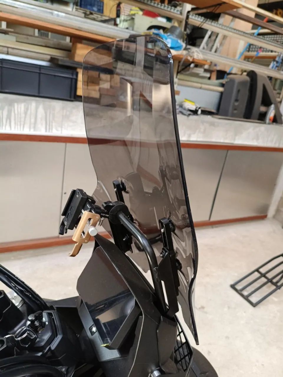 Bolha Alta 46cm Vstrom 800 Fumê. - Foto 9
