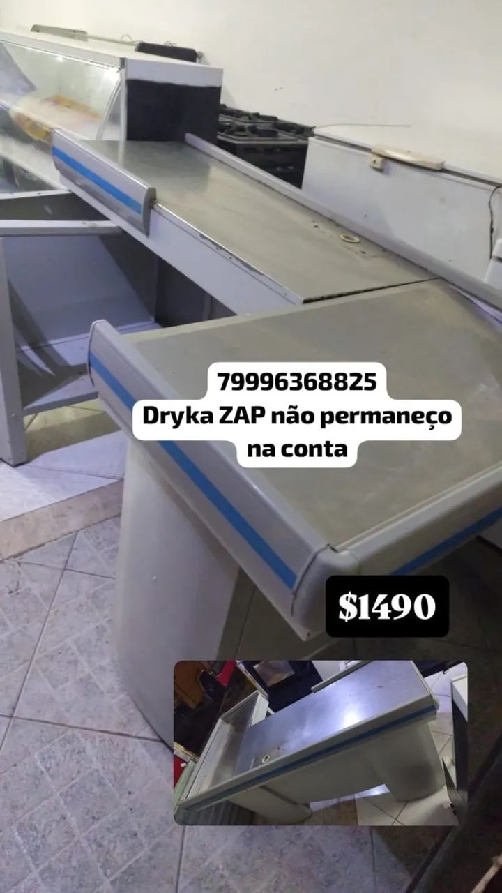 balcão caixa top