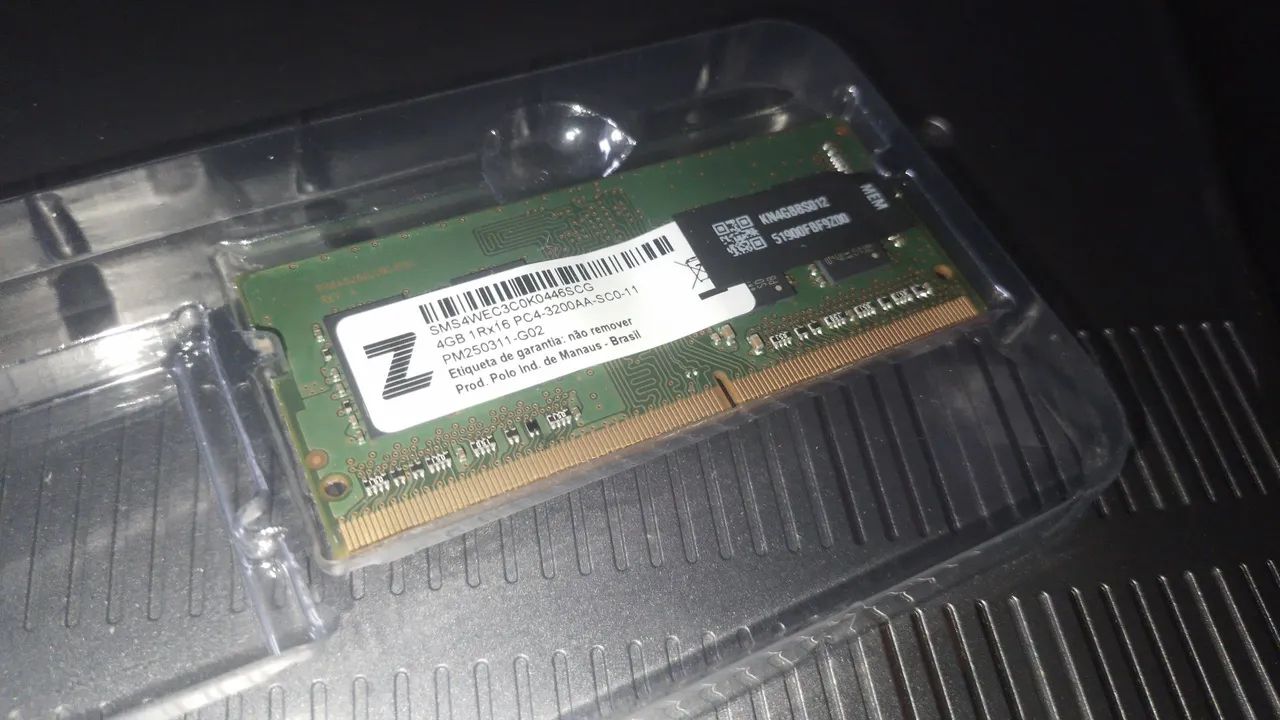 Duas memórias Notebook Z SO-DIMM DDR4 3200mhz  - Foto 3
